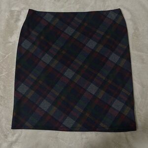 Carole Wren Plaid Patterned Women's Skirt Size XL